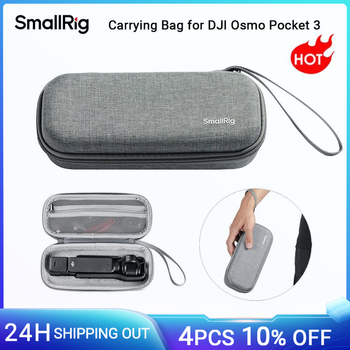 Bolsa de transporte SmallRig Pocket 3 para DJI Osmo Pocket 3 con correa para muñeca para portabilidad carcasa dura Material de tela Oxford EVA-5118