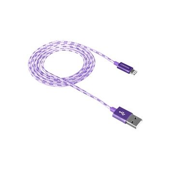 Lightning USB Braided Cable for Apple Purple