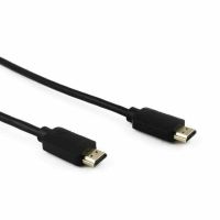 cable hdmi nilox 2m v14 chapado en oro negro plug and play