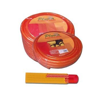 Manguera Roja Trenzada Pluvia Tri.lar 25x50 Rollo 1