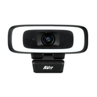camara web aver cam130 4k ultra hd iluminacion inteligente angulo 120 microfono doble