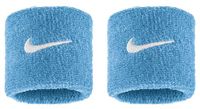 munequera de esponja  x2  nike swoosh classic azul