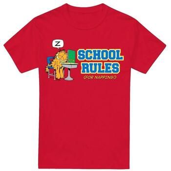 Garfield Camiseta School Rules para hombre