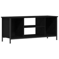 gabinete de tv roble negro 102 x 35 x 45 cm vidaxl