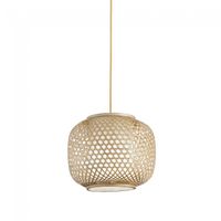 lampara colgante de bambu zen