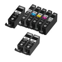 compatible multipack canon pixma ip4820 printer ink cartridges 8 pack -4540b004