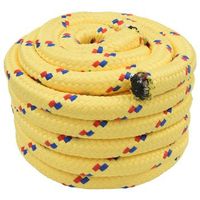 cuerda para barco 3 mm 50 m amarillo vidaxl