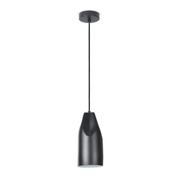 Lámpara colgante Riley negro-blanco
