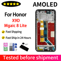 pantalla de repuesto de 679 pulgadas para honor magic8 lite mtn-nx1m pantalla lcd para honor x9d mtn-nx1 conjunto de digitalizador tactil