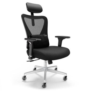 Silla de escritorio ergonómica Sense7 Kano Ajustable Transpirable Negra