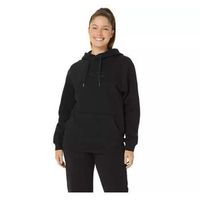 sudadera asics logo negro mujer