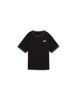 camiseta puma essentials graphic animal r mujer negro