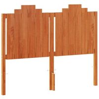 cabecero cama mueble de dormitorio de cama madera maciza de pino cera 135 cm marron m020005729