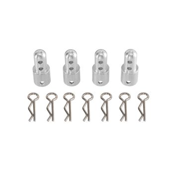 Pilar de elevación de cuerpo de metal de aleación de aluminio mejorado para modelos de vehículos de coches RC MJX 1/14 1