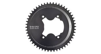 Plato asimetrico wolf tooth 110 bcd de 4 tornillos para bielas shimano grx drop stop b negro