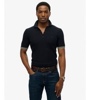 superdry para hombre m1110441a polo texture marino l casual algodon manga corta