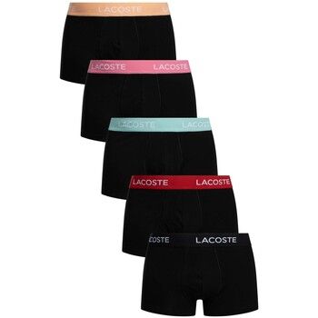 Lacoste Calzoncillos Pack de 5 calzoncillos de algodón elástico para hombre
