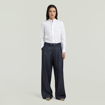 G-Star Raw Pantalones D29956 E516 PLEATED CHINO-082 RINSED para mujer