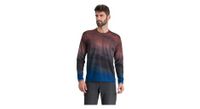 sportful flow camiseta de manga larga giara azul rojo