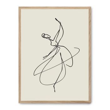 Cuadro Woman Line Art Xvi