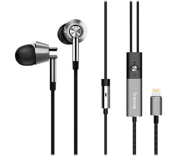 Triple Driver E1001 Earphones - Silver, Silver
