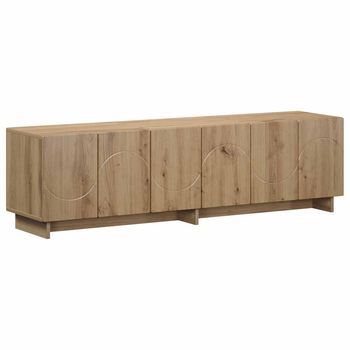 Soporte De Tv 140 X 34,5 X 40 Cm Roble Artisan Vidaxl