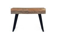 consola de madera de acacia y metal