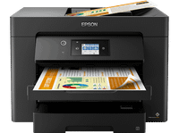 impresora multifuncion tinta - epson workforce wf-7830dtwf impresion doble cara color formato a3 fax negro