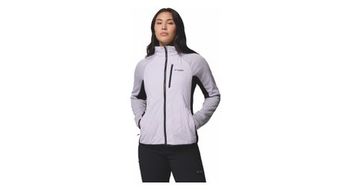 Chaqueta polar columbia arctic crest hybride para mujer purpura