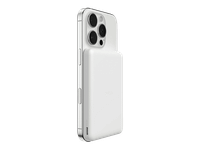 powerbank - belkin bpd010hqwh 5000 mah 1x usb tipo-c y modulo magnetico de carga inalambrica 75w blanco