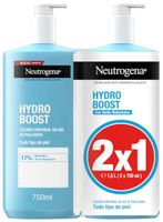 neutrogena hydro boost gel hidratante piel normal a seca 2x750 ml