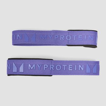Correas de levantamiento con agarre de silicona de Myprotein en bolsa - Power Indigo