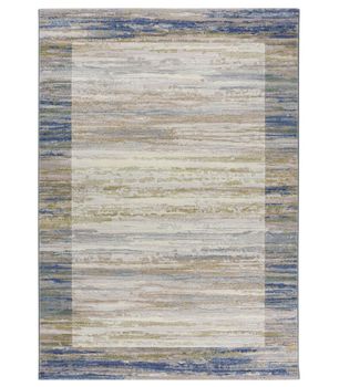 Alfombra con efecto jaspeado y greca Revel 138
