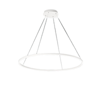 lampara colgante led giotto 60w blanca 3508-42-102 fabas luce