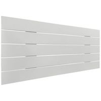 cabecero de madera reciclada dm estilo palet horizontal 90x46cm camas 8090 - blanco solido