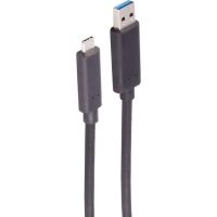 cable usb shiverpeaks fibra optica usb-a a usb-c 5 gbps 30 metros