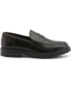 de DUCA DI MORRONE DUCA DI MORRONE LUPO - MOCASINES DE CUERO NEGRO BLACK