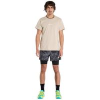 adidas short shorts own the run spray dye 2-en-1 noir para hombre