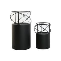 portavela set 2 metal cristal 245x245x46 17x31