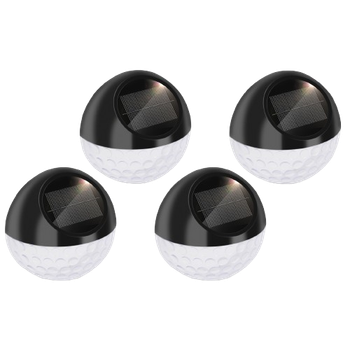 Aigostar Luces Solares Exteriores de Jardín,2700K Luz cálida,Apliques Exteriores Solares,IP44 Impermeables Luz Solar Exterior para Jardin Valla Porche Pared Patio,Lampara Solar Exterior,4 Piezas
