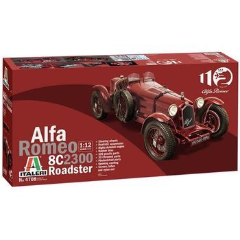 Italeri 4708 - Maqueta Coche Alfa Romeo 8c 2300 Roadster. Escala 1/12