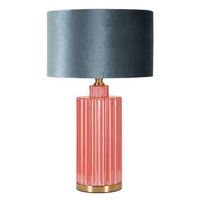 lampara de mesa de cristal cm o40x70