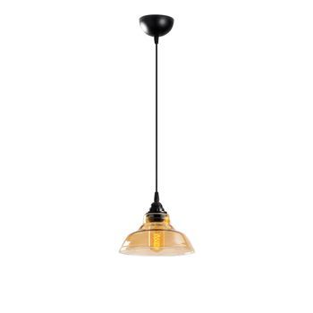 Lámpara De Techo Dilberay-324-s Negro Metal 20x20x108 Cm