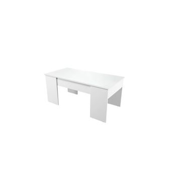 Mesa de centro elevable blanco artik