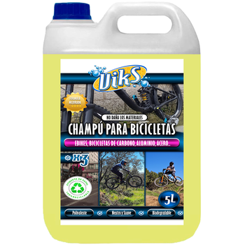 Viks Limpiador de Bicicletas   Bike Cleaner   Champu Bici eBikes Neutro y Suave | Válido para Carbono, Aluminio, etc | Champu Limpiador de Cuadros | 5L
