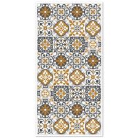 panorama alfombra vinilica hidraulica triana naranja 80x200 cm