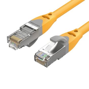Cable de Red Vention IBHYF Cat.6a 1m 10Gbps S/FTP Blindado Naranja RJ45