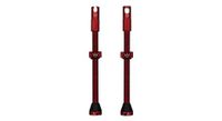 valvulas tubeless cnc peaty s 80mm rojo