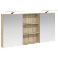 juego de muebles de bano con estante 3 pcs 120 x 105 x 605 cm vidaxl