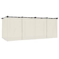 596x295x221 cm aluminio - crema
